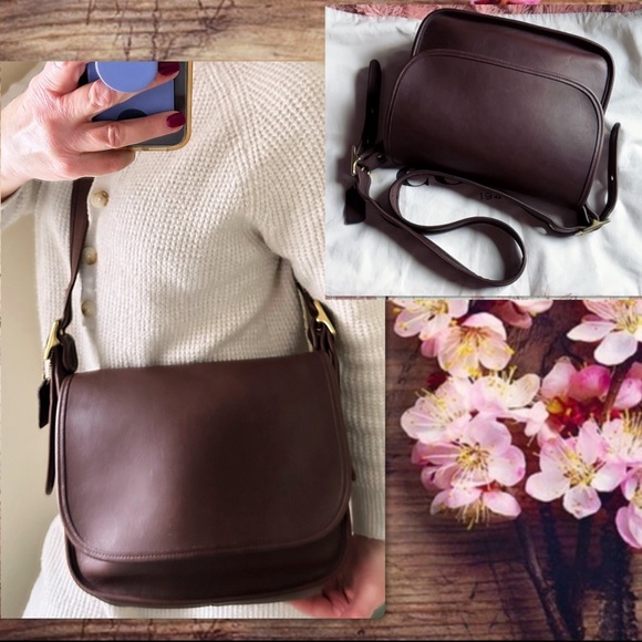 Coach Handbags - COACH VINTAGE PATRICIA’S LEGACY BROWN CROSSBODY BAG 9951